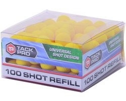 Tack Pro Ballen Shot Refill Jongens Foam Geel 100 Stuks