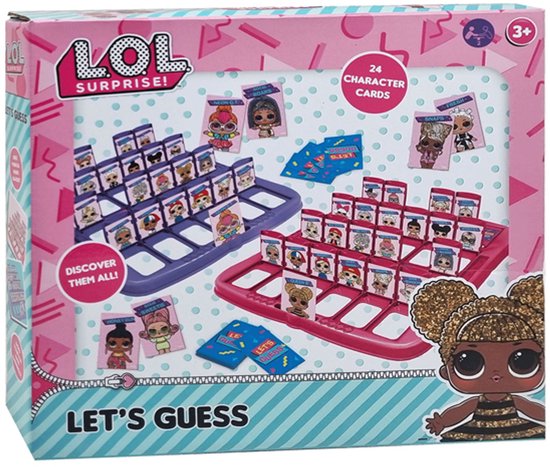 L.O.L. Surprise Wie is het Kinderspel - Wie is het spel - Guess who - Wie is het gezelschapsspel