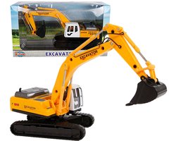 foto van 2-play Graafmachine Diecast 22 Cm Geel
