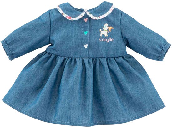 Corolle Gestreepte Jurk ‘Loire’ – Poppenkleding Voor Alle 36 Cm Babypoppen, Vanaf 2 Jaar
