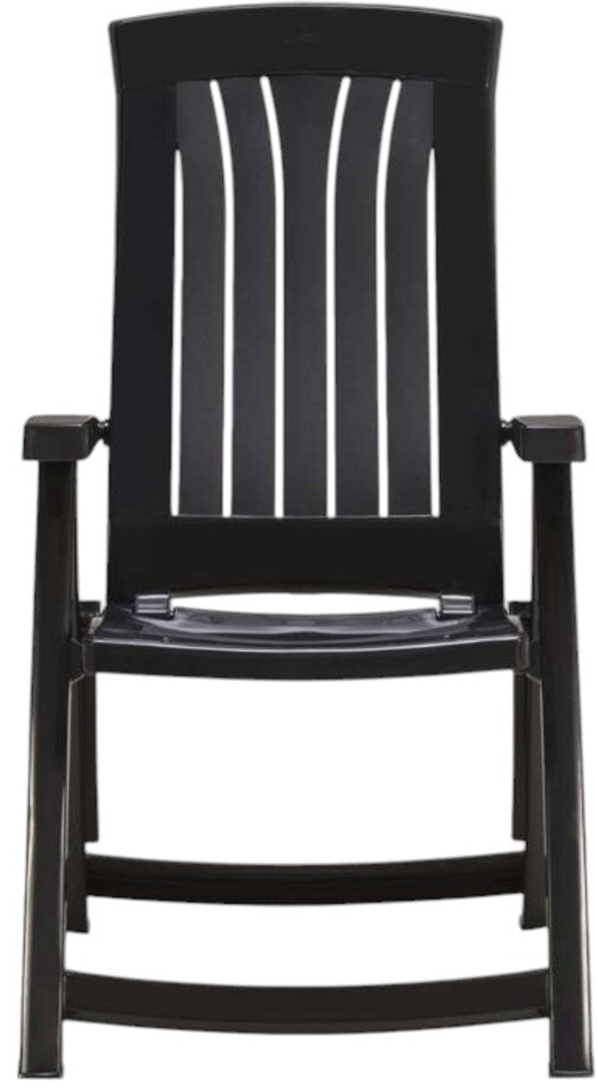 Keter Verstelbare Tuinstoel - 2 Stuks - Antraciet - Tuinstoel Verstelbaar - 4 standen - Inklapbaar - Verstelbare Tuinstoelen van Keter — afbeelding 3