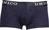 Mundo Unico - Heren - Katoenen Boxershort Profundo Corto  - Blauw - XXL