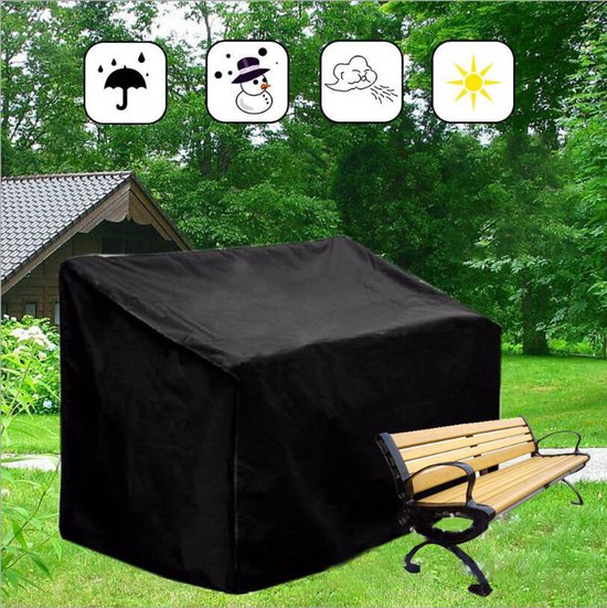 Beschermhoes Voor Tuintafel 251 x 251 x 85 cm, Stofdicht, Winddicht, met Ventilatieopening Outdoor Tuintafelhoes Voor Tafel en Stoel, Grijs