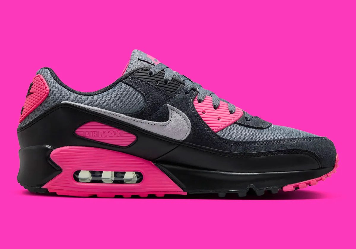 Bol Nike Air Max 90 Roze Zwart Sneakers Nike Air Max 