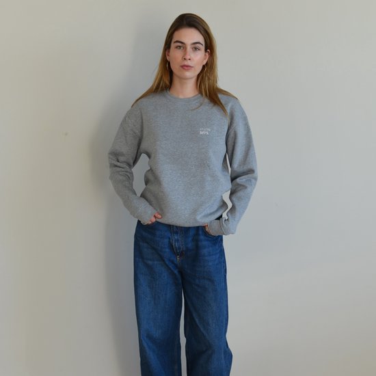 Foto: Studiomys grijs sweater relaxed fit maat m