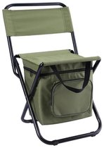 Livano Strandstoel Opvouwbaar - Inklapbaar - Met Rugleuning - Volwassenen - Folding chair - Beach - Camping - Groen