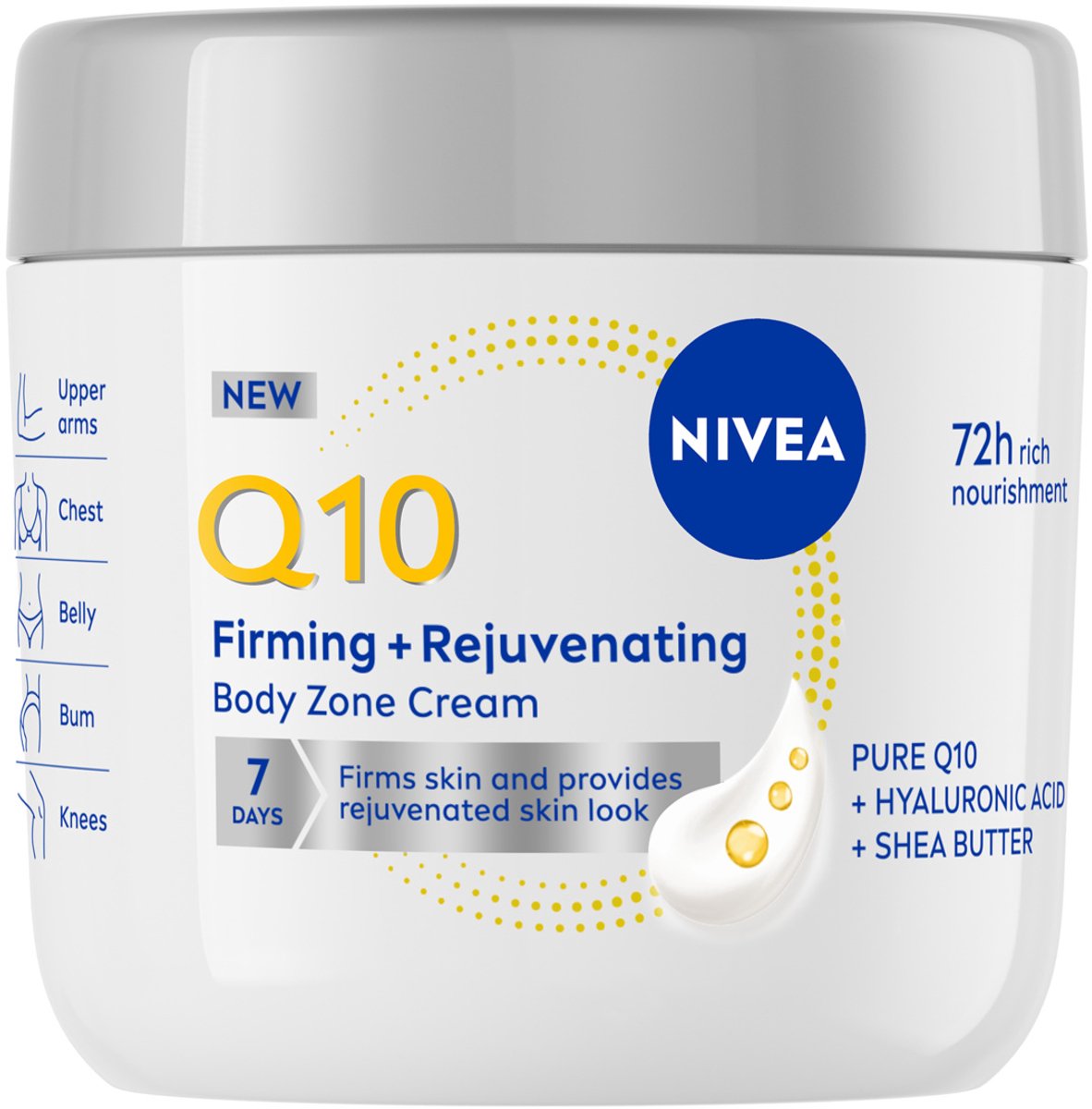 Goedkoopste NIVEA Q10 Verstevigende Verjongende Lichaamszonecrème - Body Care - Droge Huid - Bodycrème - Hyaluronzuur - 400ml