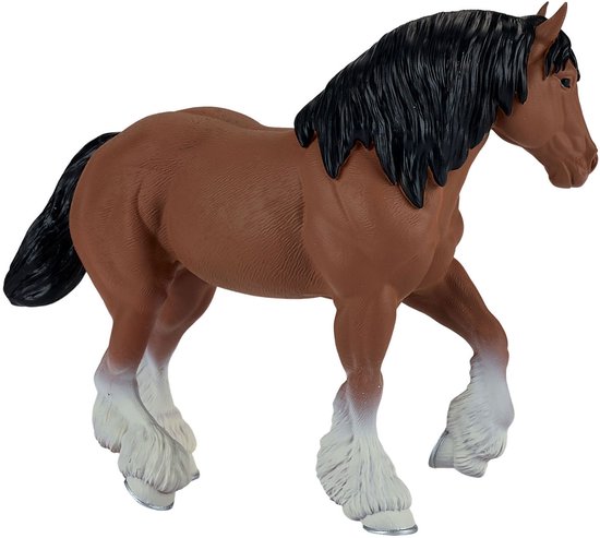 Mojo Horse World Cheval Clydesdale Marron 381084
