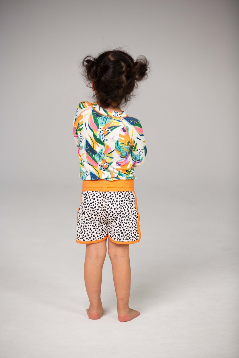 Ducksday - zwembroek - UV - moana - oranje - 9 - 10 jaar - valt klein — afbeelding 4