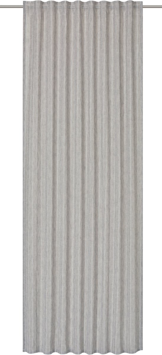 Elbersdrucke Gordijn met verborgen lussen Melody 255x140 cm grijs-wit Grau