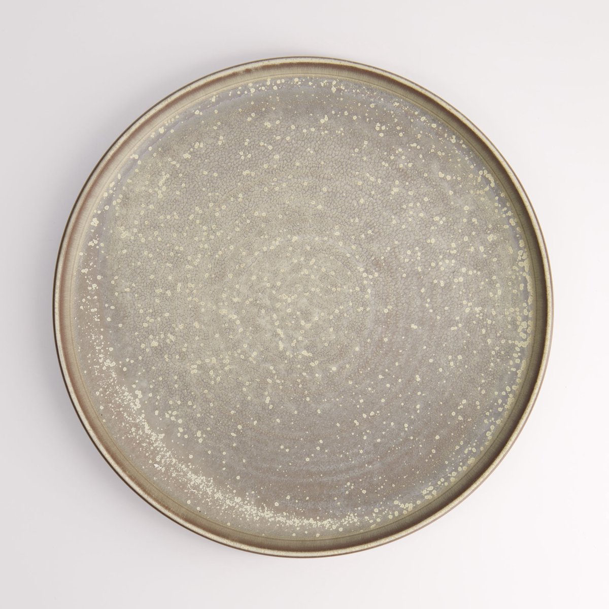 Tokyo Design Studio – Rond Bord met Rand – Grijs – 26,5x3cm