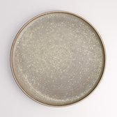 Tokyo Design Studio – Rond Bord met Rand – Grijs – 26,5x3cm