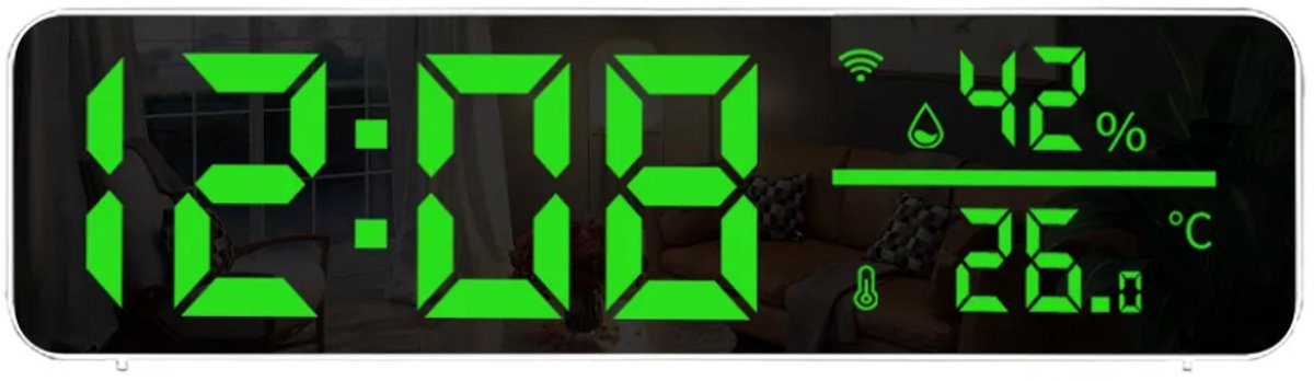 Tuya WiFi Slimme Hygrometer Thermometer - Klok & Wekker - Google Home & Alexa