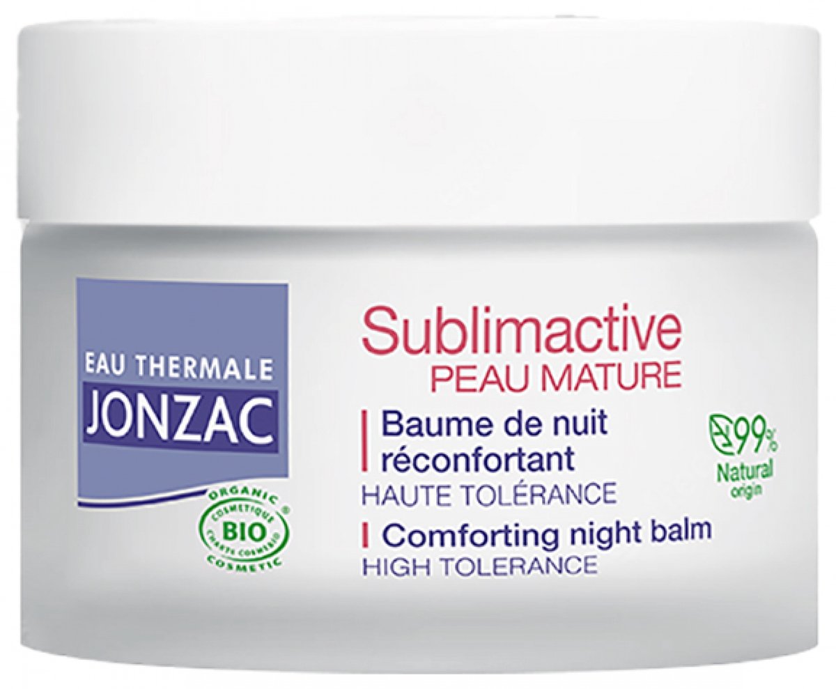 Eau Thermale Jonzac Sublimactive Verouderde Huid Comforterende Nachtbalsem Biologisch 50 ml