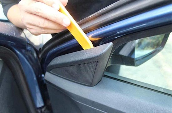11-delige Autohendelset - Decoratieve Wiggenset - Voor Het Verwijderen Van Auto Interieurs Gereedschap Auto Demontagegereedschap Blauw