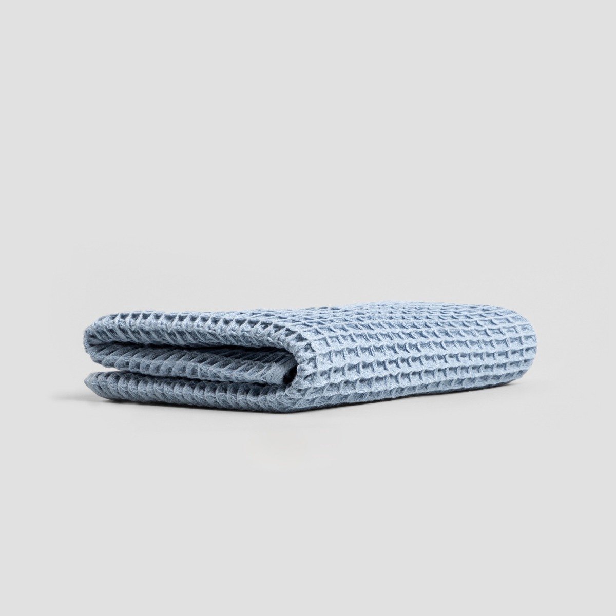 HOMLA - Handdoek - VAFFEL - Blauw - 70x130cm