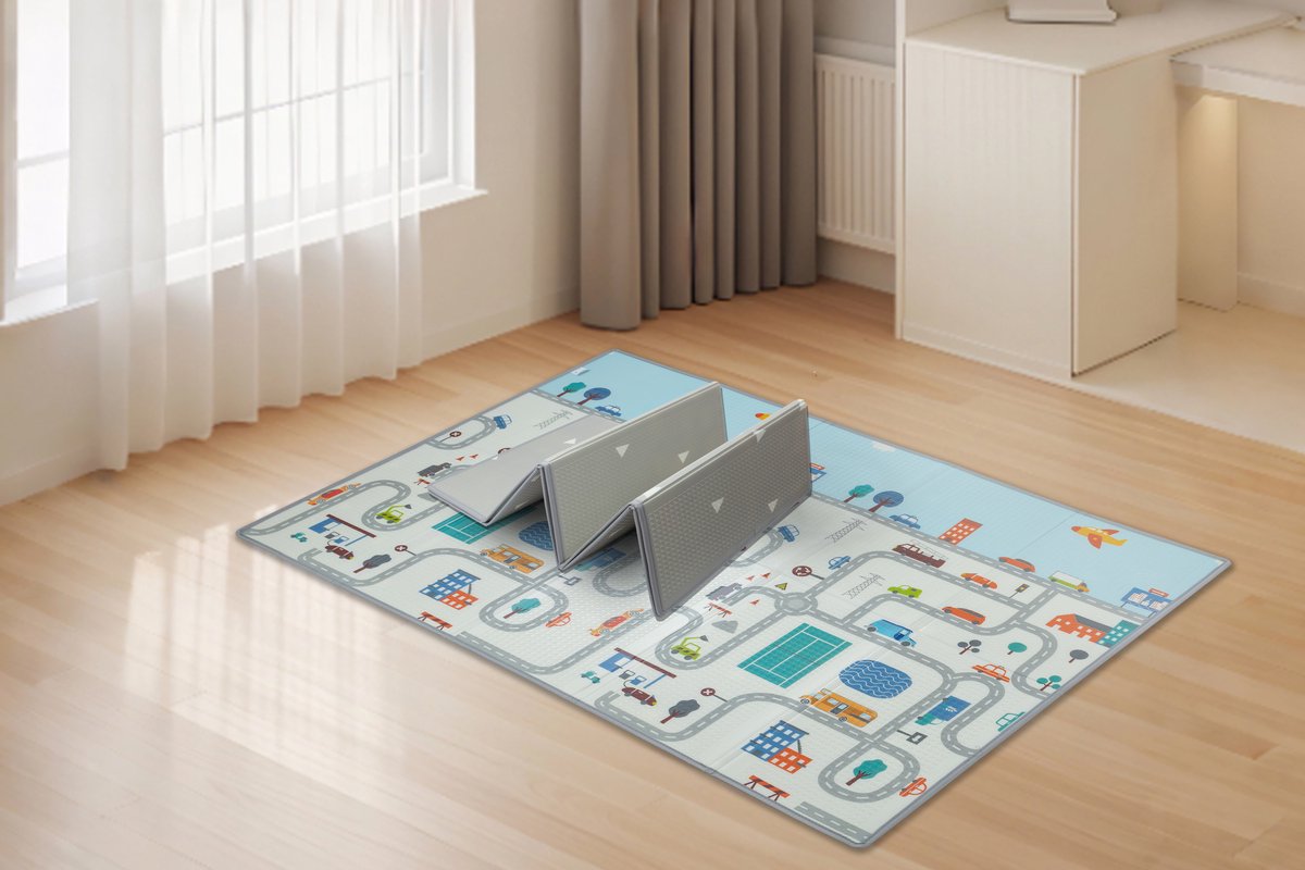 ComfyKidz Speelmat 200x150cm - XPE Schuim, Waterdicht, Dubbelzijdig thumbnail 6