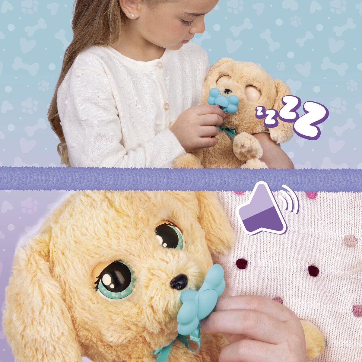 Baby Paws hondje Labrador - Interactieve pluchen knuffel — afbeelding 2