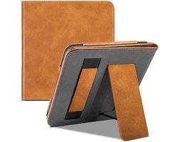 BukkitBow - Beschermhoes geschikt voor Kobo Sage - E-reader Cover - Smart Sleep Cover - Zacht Motief - Bruin
