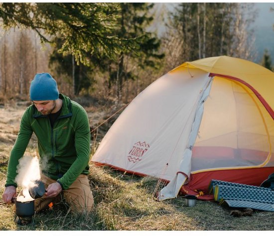 Turbat Borzhava 3 Alu - lichtgewicht tent - 3 persoons - Geel — afbeelding 2