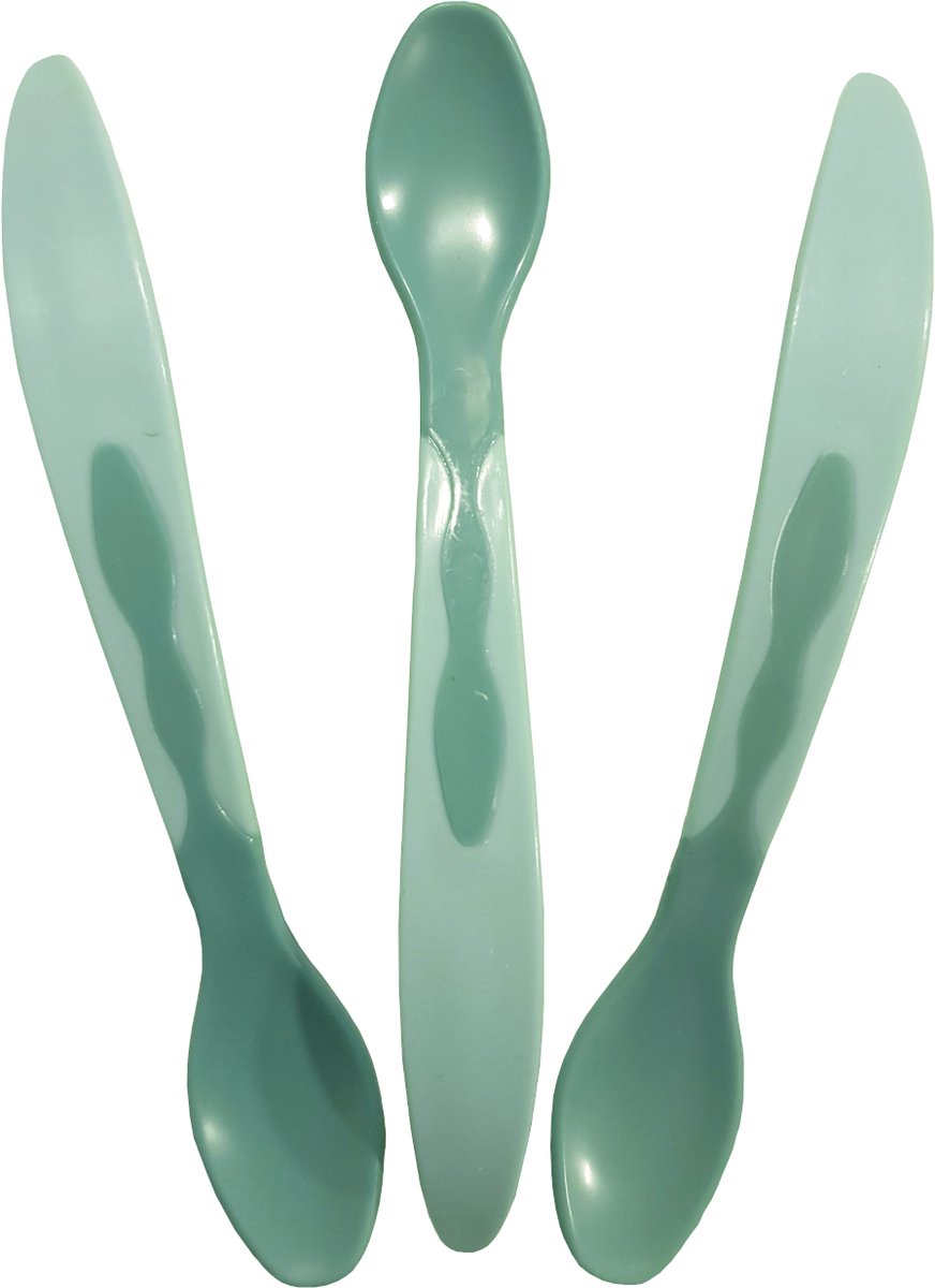BD Collection Flexibele Lepels - 3 Stuks - Groen