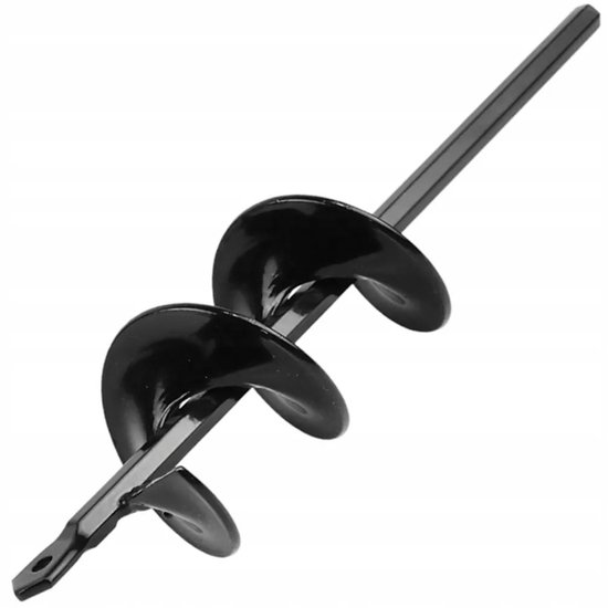 SYITCUN Set van 4 tuingraafmachines voor het planten van bollen, plantenboor, spiraalboor, robuuste spiraalboor, stabiele schacht, plantengereedschap voor tuinbollen (7 x 42 cm, 4 stuks
