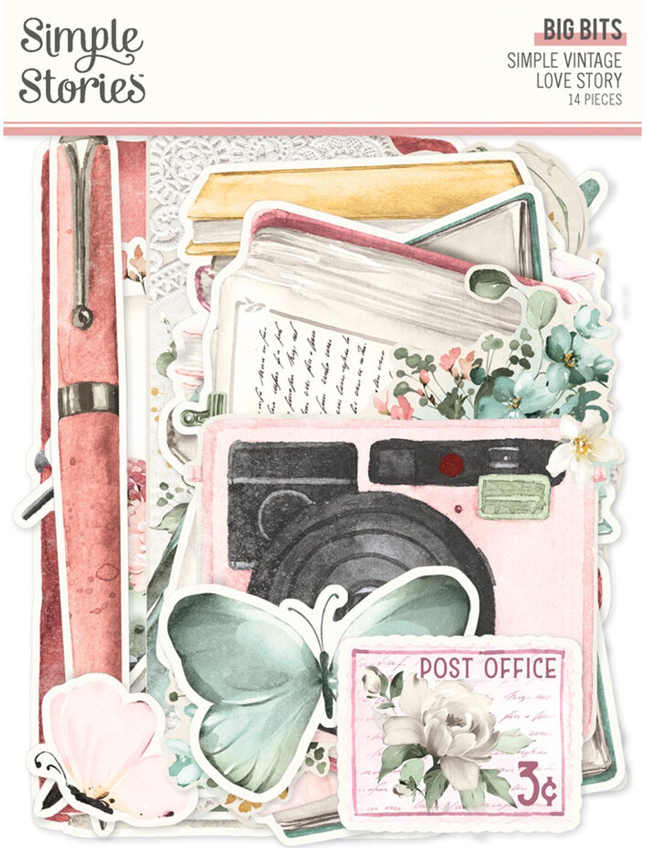 Simple Stories - Simple Vintage Love Story Big Bits & Pieces (21424)