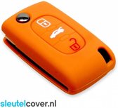 Housse de clé Peugeot - Orange / Housse de clé en silicone / Housse de protection clé de voiture