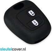 Autosleutel Hoesje geschikt voor Citroën - SleutelCover - Silicone Autosleutel Cover - Sleutelhoesje Zwart