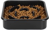 FURTASTIC® Anti-Schrok Voerbak Hond - 20x20x5,3cm - Inhoud 1,4L - Geschikt voor Drinkbak/Voerbak hond set met standaard