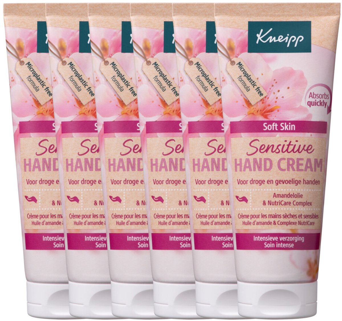 Kneipp Handcrème Amandelbloesem - 8 x 75 ml - Voordeelverpakking
