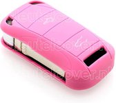 Porsche SleutelCover - Roze / Silicone sleutelhoesje / beschermhoesje autosleutel