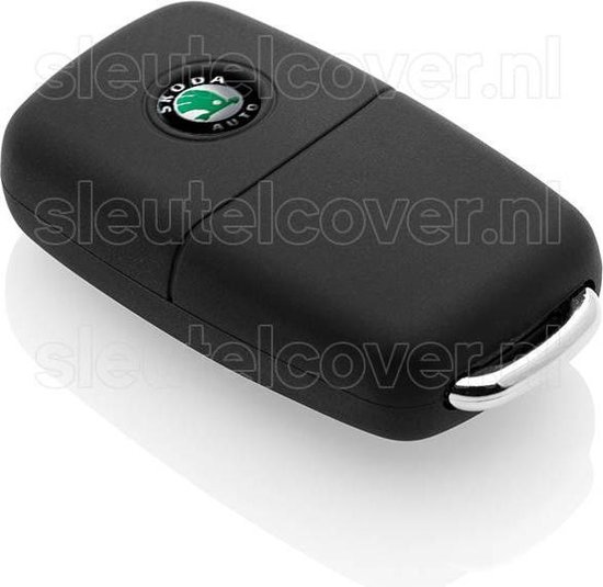Housse de clé Skoda - Noir / Housse de clé en silicone / Housse de protection pour clé de voiture