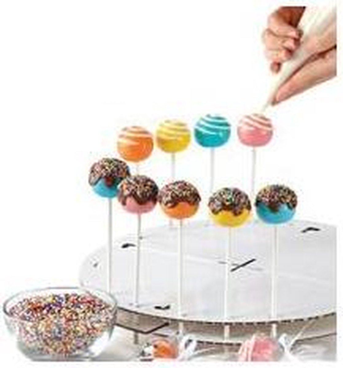 In zoomen Oorlogszuchtig Detecteren Pop decoratie standaard voor 44 cakepops - Wilton | bol.com