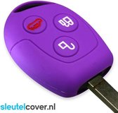 Housse de clé Ford - Violet / Housse de clé en silicone / Housse de protection pour clé de voiture