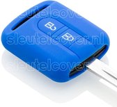 Nissan SleutelCover - Blauw / Silicone sleutelhoesje / beschermhoesje autosleutel