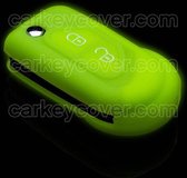 Autosleutel Hoesje geschikt voor Citroën - SleutelCover - Silicone Autosleutel Cover - Sleutelhoesje Glow in the dark / Lichtgevend