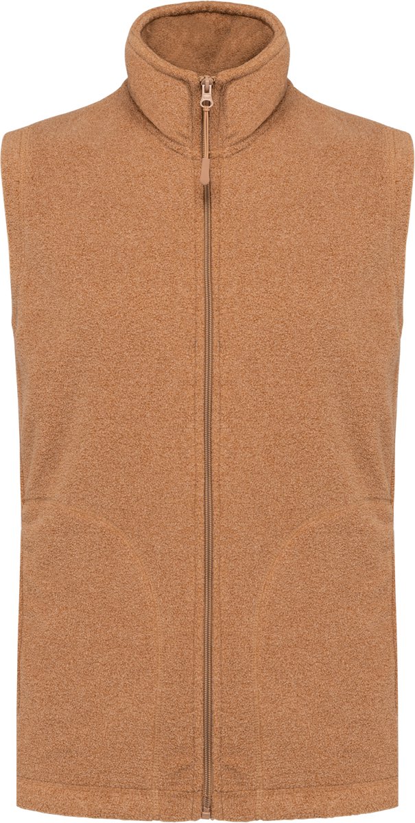 Kariban Bodywarmer van microfleece heren K913 - Camel Heather - 5XL