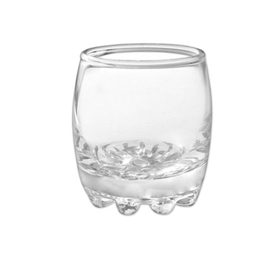 Verres à shot Alessandro Roma - 6 pièces - verre - 80 ml - verres à liqueur - verres à liqueur