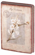 D8024-4 Dreamnotes notitieboek mijn Victoria: witte orchidee 14 x 21 cm