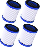 Elekiatech Steelstofzuiger HEPA Filter Accessoires - Set van 4 - alleen geschikt voor Elekiatech modellen XL315, XL316, XL618E-8, H75