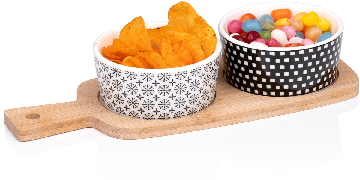 Alpina snackkom set - 3-delige set, keramiek