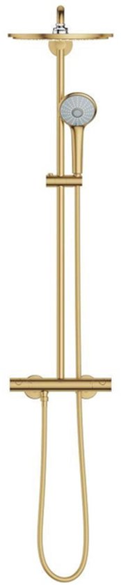 GROHE Euphoria XXL 310 Regendouche - Ã¸ 31 cm - Met thermostaatkraan - Cool sunrise geborsteld (mat goud) - 26075GN0