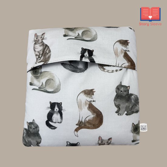 Story Sleeve - E-Reader Sleeve Catlover - 16 x 21 cm - Geschikt voor o.a. Kobo Clara - Hoes voor E-Reader — afbeelding 3