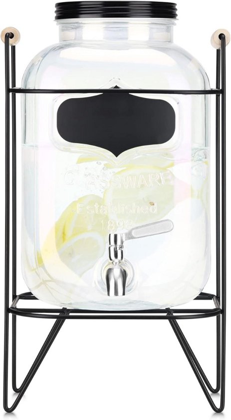 GTB® Limonadetap - Watertap - Limonade Tap - Transparant - 43cm x 27cm x 24cm