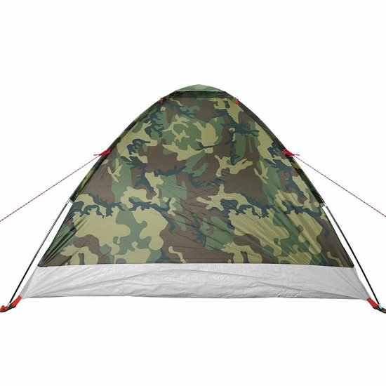 vidaXL Koepeltent 4-persoons waterdicht camouflage Kampeertent - Tent - Koepeltent - Campinguitrusting - Waterproof Tent van Vidaxl — afbeelding 3