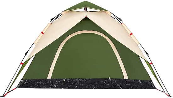 vidaXL Koepeltent - 5-Persoons - Groen - Snelopzetbaar Kampeertent - Tent - Koepeltent - Buitenleven - Camping van Vidaxl — afbeelding 2