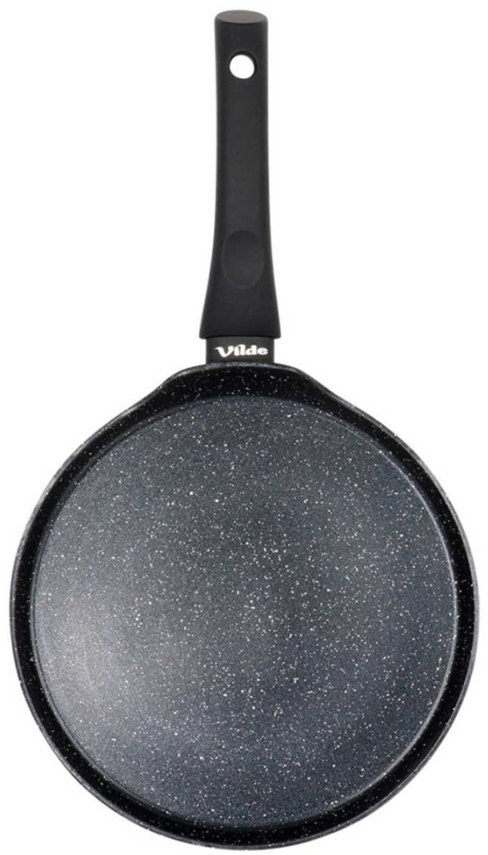 Vilde Black Line - Granieten Pannenkoekenpan - 24 cm - Soft Touch Handvat