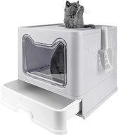 BOTC Kattenbak - Kattentoilet - 51 x 41 x 38 cm - Grijs