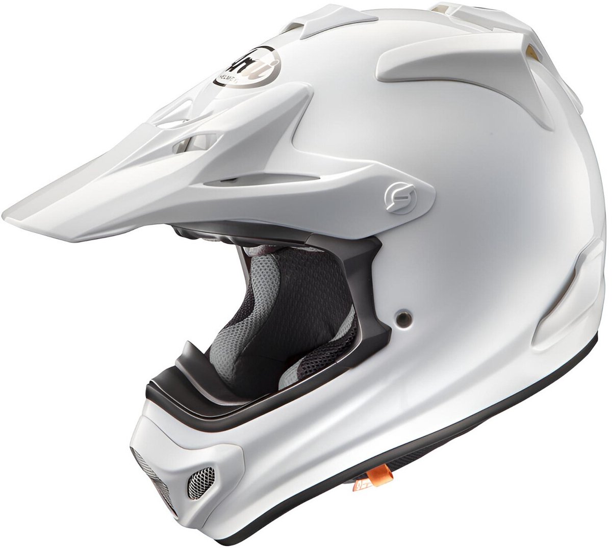 Arai MX-V EVO Solid Wit Crosshelm - Helm